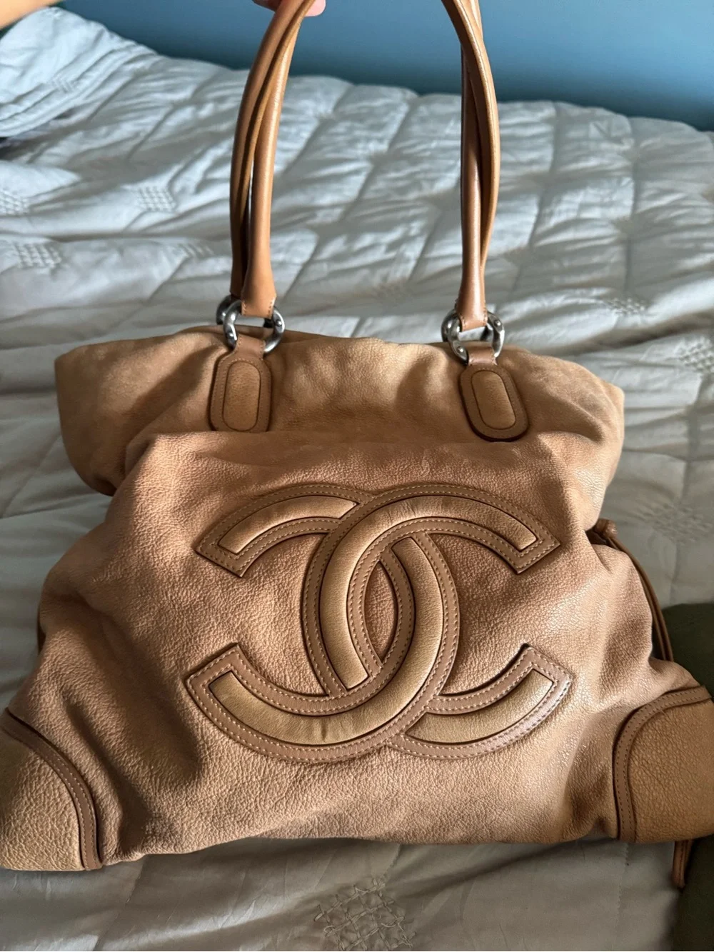 CHANEL soft tan